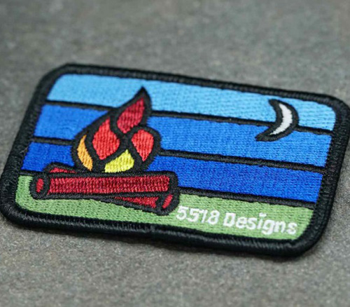 Do custom embroidered patches digitizing and shipped by Adammeck